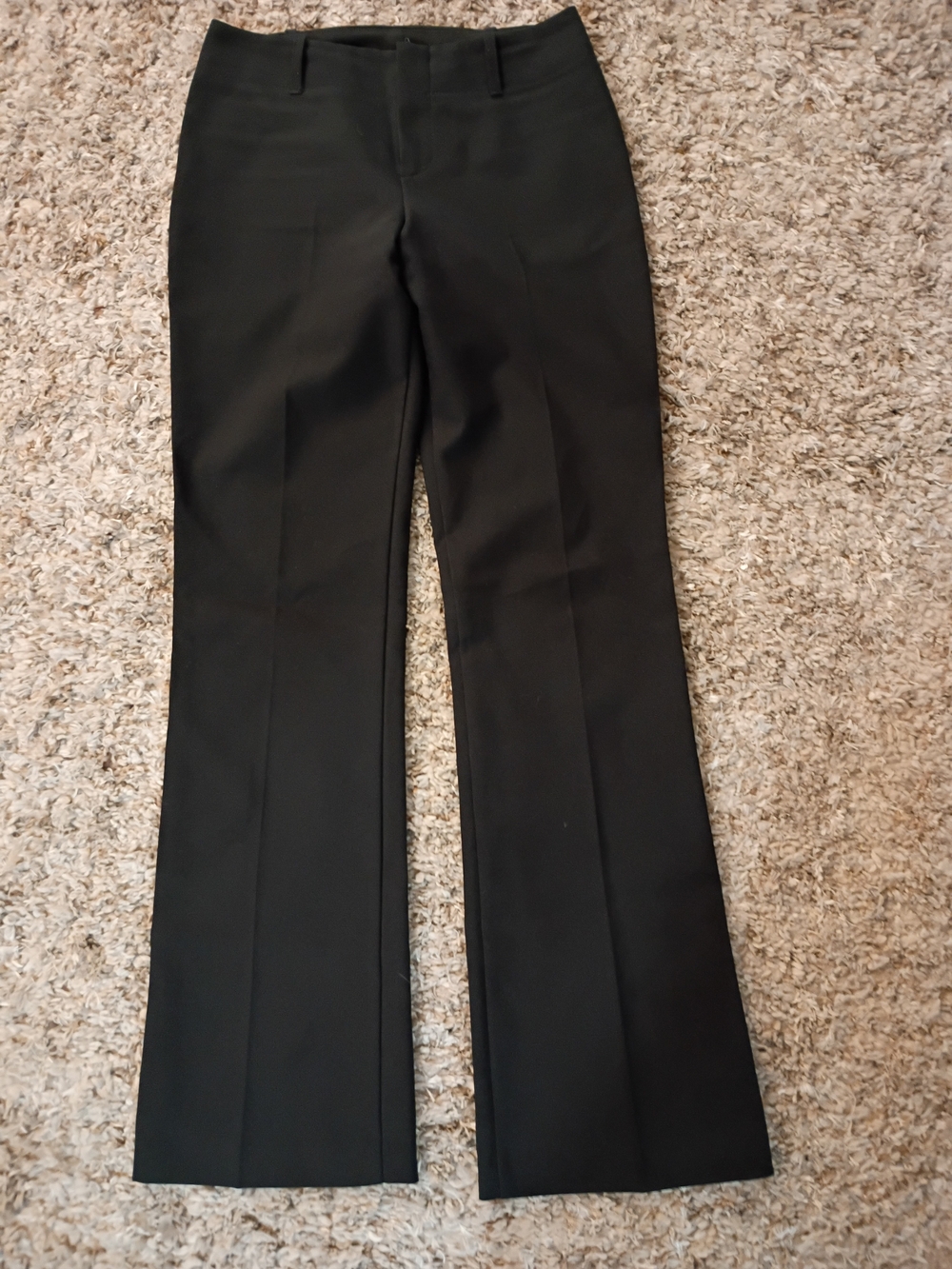 Women's Straight-Leg Black Dress Pants Size 3